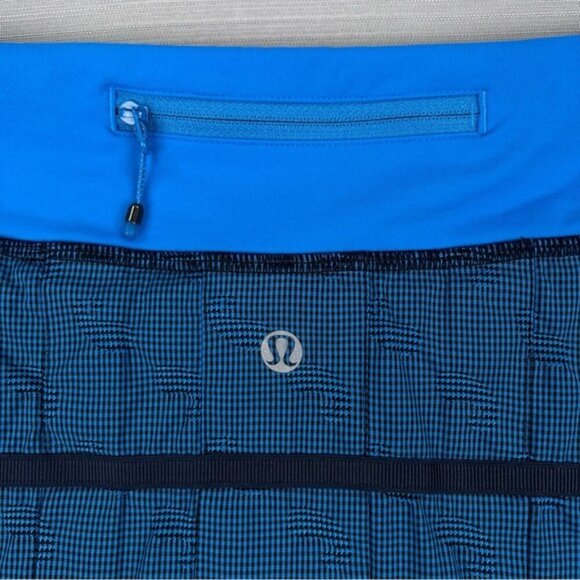 RARE Print! Lululemon Run: Pace Setter Tennis Golf Skirt Skort Sz. 8 - Picture 9 of 13